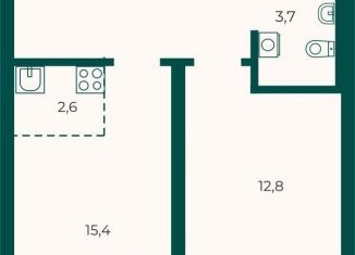 Продаю 1-ком. квартиру, 48.5 м2, Екатеринбург, улица Репина, 131/1