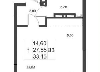 Продажа квартиры студии, 33.2 м2, Красноярск