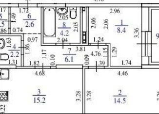 Продается 2-комнатная квартира, 55 м2, Екатеринбург, Студенческая улица, 2, Кировский район