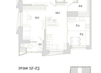 Продается трехкомнатная квартира, 82.8 м2, Пенза