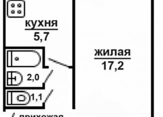 Сдаю 1-комнатную квартиру, 33 м2, Челябинская область, Пермская улица, 58