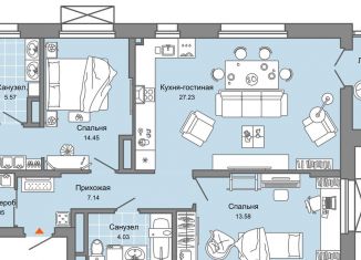 Продажа 3-комнатной квартиры, 77 м2, Свердловская область