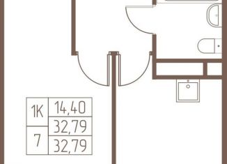 Продаю 1-комнатную квартиру, 32.8 м2, Москва, Первомайская улица, 1, район Измайлово