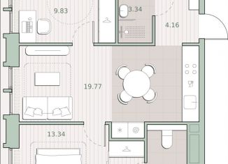 Продаю 2-комнатную квартиру, 55.5 м2, Москва, ЗАО