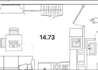 Продаю квартиру студию, 22.7 м2, Санкт-Петербург, Красногвардейский район