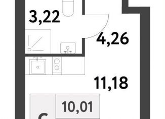 Продам квартиру студию, 18.7 м2, Москва, 6-я улица Лесные Поляны