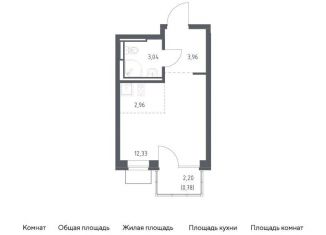 Продается квартира студия, 23.1 м2, Ленинский городской округ, жилой комплекс Богдановский Лес, 10.2