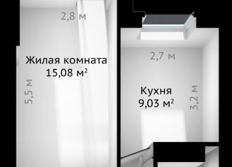 Продаю 1-комнатную квартиру, 34 м2, Свердловская область, улица Циолковского, 57