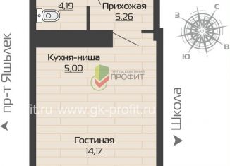 Продается 1-ком. квартира, 30.1 м2, Набережные Челны