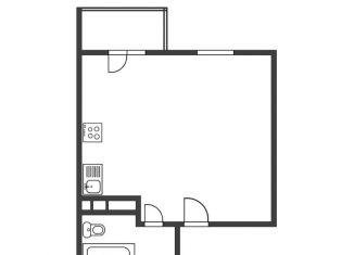 Продаю 1-комнатную квартиру, 42.4 м2, Анапа, Мирная улица, 33Ак2