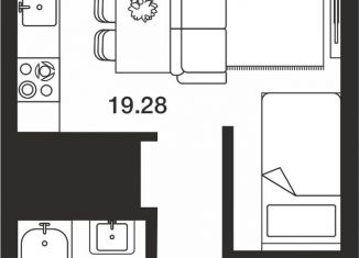 Продается квартира студия, 27.9 м2, Тульская область