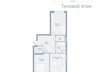 2-ком. квартира на продажу, 69.5 м2, Астрахань, Моздокская улица, 40