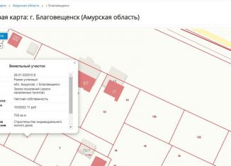 Земельный участок на продажу, 7.1 сот., Амурская область