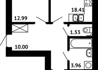 Продается двухкомнатная квартира, 63.5 м2, Уфа, ЖК Цветы Башкирии