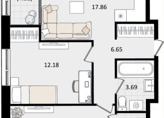 Продаю двухкомнатную квартиру, 61 м2, Краснодар, Сормовская улица, 1/2к2