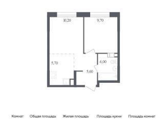 Продажа однокомнатной квартиры, 35.2 м2, Москва, жилой комплекс Ольховый Квартал, к2.2