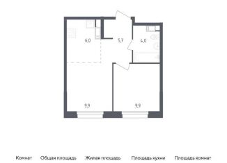 Продажа 1-ком. квартиры, 35.5 м2, Москва, жилой комплекс Ольховый Квартал, к2.1