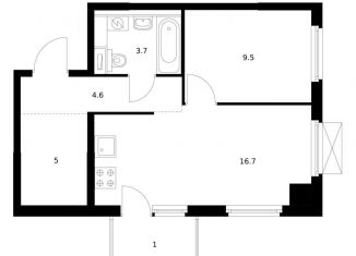 Продам 1-ком. квартиру, 40.5 м2, Владивосток