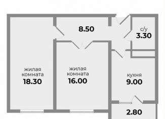 Продаю 2-комнатную квартиру, 50.7 м2, Михайловск, Прекрасная улица, 17