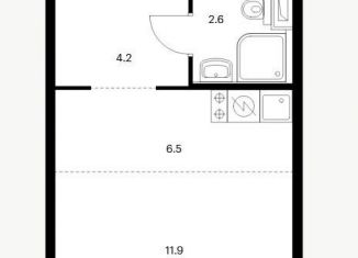 Продается квартира студия, 25.2 м2, Московская область, Лесная улица, 16к1