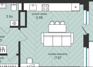 Продажа 1-комнатной квартиры, 36 м2, Архангельск