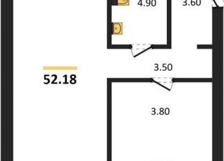 Продажа 1-ком. квартиры, 52.2 м2, Новосибирск, Заельцовский район, улица Аэропорт, 88