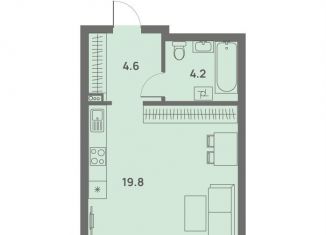 Продам 1-комнатную квартиру, 28.6 м2, Пермский край