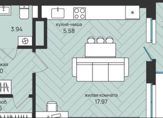 Продается 1-ком. квартира, 36 м2, Архангельская область