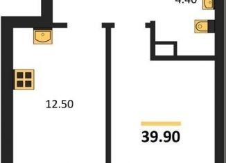 Продается однокомнатная квартира, 39.9 м2, Новосибирск, метро Заельцовская, улица Брестская Горка