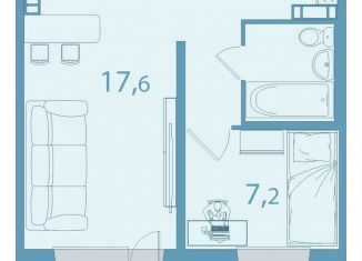 Продам 2-ком. квартиру, 38.2 м2, Томская область