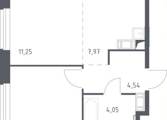 Продается 1-комнатная квартира, 37.5 м2, село Лайково