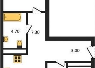 Продажа 2-комнатной квартиры, 62.8 м2, Новосибирск, метро Гагаринская, улица Аэропорт, 88