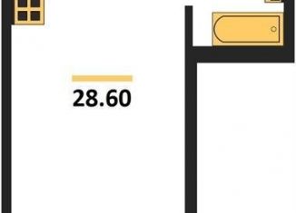 Продам квартиру студию, 28.6 м2, Новосибирск, метро Гагаринская, улица Брестская Горка