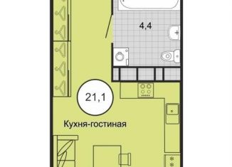 Продаю квартиру студию, 21.1 м2, Ставропольский край