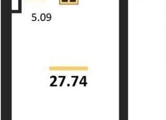 Продается квартира студия, 27.7 м2, Воронежская область