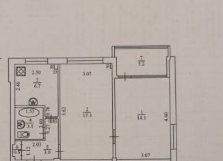 Продаю 2-ком. квартиру, 50 м2, Сочи, микрорайон Бытха, Ворошиловская улица, 7