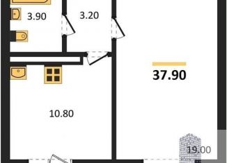 Продаю 1-комнатную квартиру, 37.9 м2, Воронежская область, улица Шидловского, 28