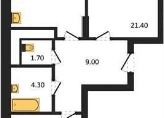 Продам 2-комнатную квартиру, 76.3 м2, Воронеж, Центральный район, улица Шишкова, 140Б/17