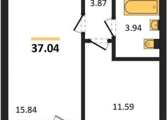 Продажа 1-комнатной квартиры, 37 м2, Воронежская область