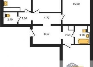 Продаю 3-комнатную квартиру, 89.3 м2, Воронеж, Центральный район, улица Загоровского, 13к2