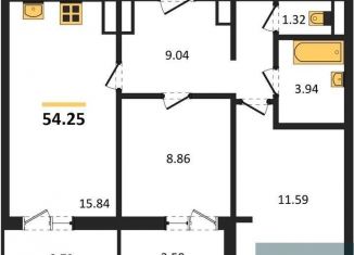 Продажа 2-ком. квартиры, 54.2 м2, село Новая Усмань