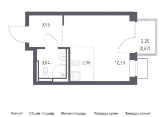 Продаю квартиру студию, 22.9 м2, Ленинский городской округ, жилой комплекс Богдановский Лес, 7.3