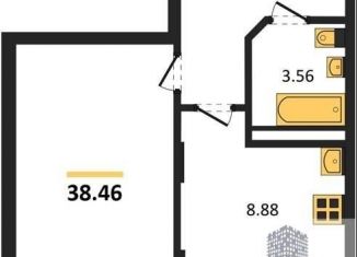 Продаю 1-ком. квартиру, 38.5 м2, Воронеж, Коминтерновский район, улица Славы, 7