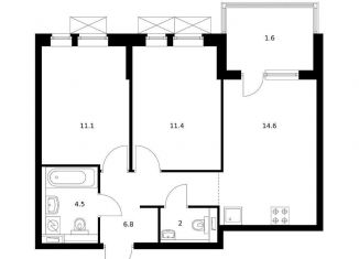 Продается 2-комнатная квартира, 52 м2, Новороссийск, улица Мурата Ахеджака, 5к1