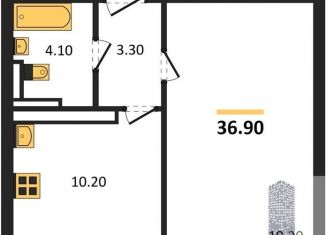 Продается 1-ком. квартира, 36.9 м2, Воронеж, Центральный район, улица Шишкова, 140Б/16