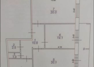 Продаю трехкомнатную квартиру, 78.9 м2, Тверская область, улица Паши Савельевой, 6к2