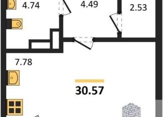 Продажа квартиры студии, 30.6 м2, Воронеж, Левобережный район