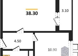 Продажа однокомнатной квартиры, 38.3 м2, Воронеж, улица Шишкова, 140Б/6, Центральный район