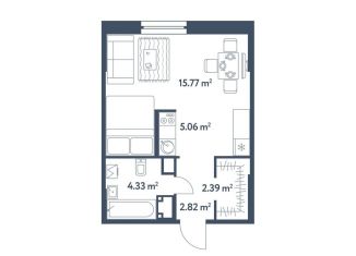 Продаю квартиру студию, 30.4 м2, Москва, жилой комплекс Светлый Мир Станция Л, к8, метро Братиславская