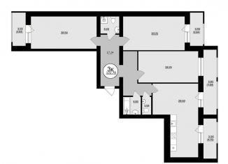 Продаю трехкомнатную квартиру, 122.8 м2, Самара, Октябрьский район